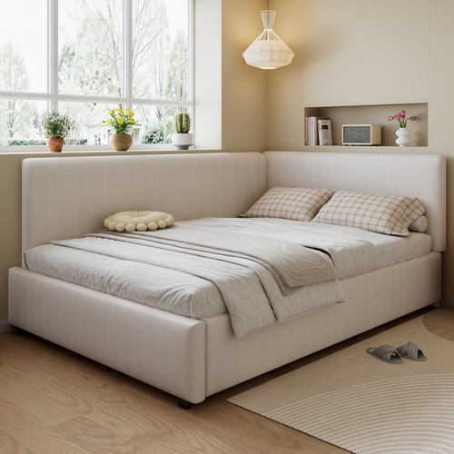 Daybed 4ft6 double upholstered - 4ft6,