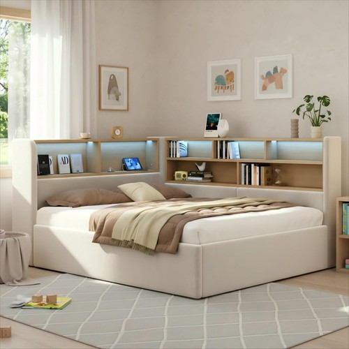 Daybed shaped double bed - daybed,