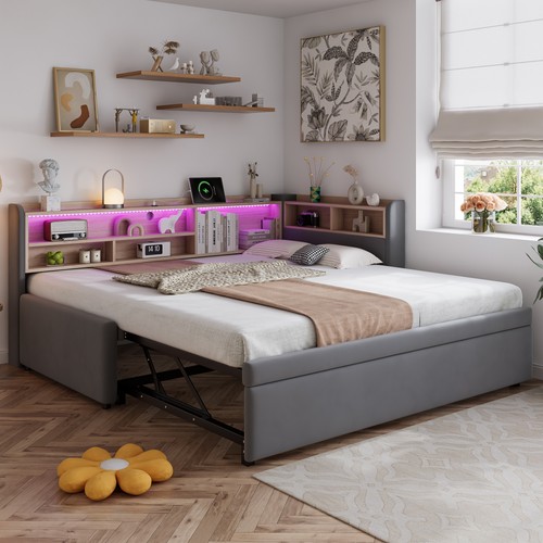 Upholstered bed daybed with - daybed,