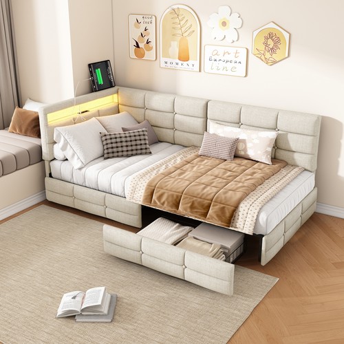 Beige 3ft single shaped - 3ft,