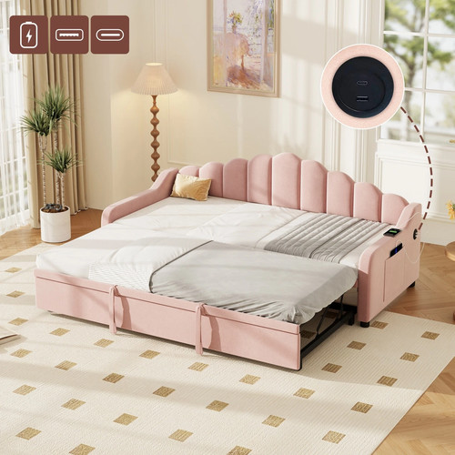 Daybed sale 3ft - single, pink