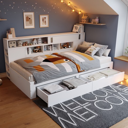 4ft6 double daybed platform - double,