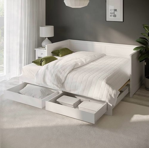 White daybed guest - guest, double