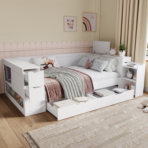 Wooden daybed children - wooden, children's
