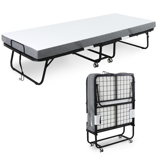 Folding bed metal frame - bed,