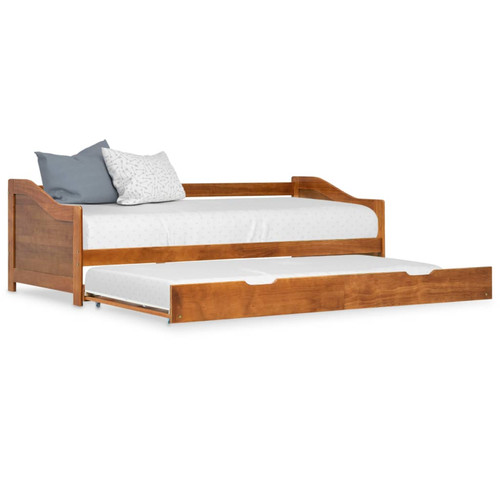Sofa bed pull out honey - honey, brown