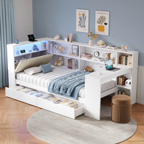 3ft single shape daybed with - daybed,