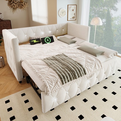 3ft daybed pull out trundle - out,