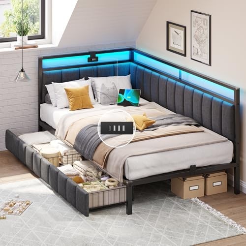 Single bed frame with - with, 2