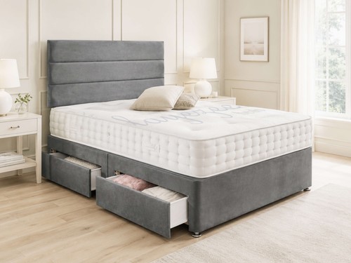 Divan bed set with - divan,