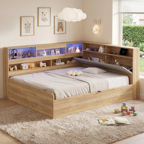 4ft6 double daybed hydraulic - 4ft6,