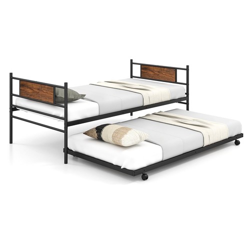 Single metal daybed sofa bed - single,