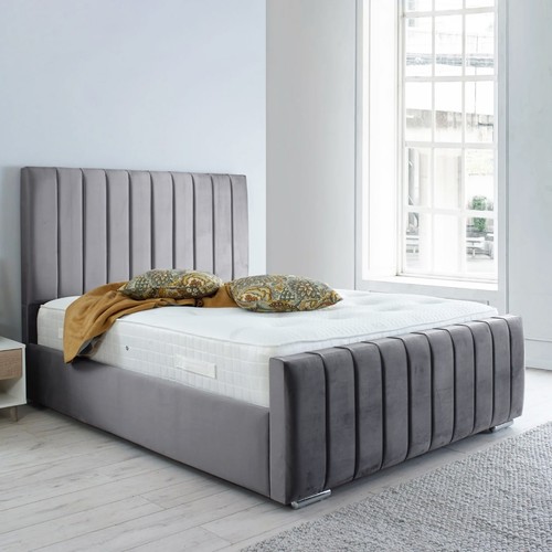 Luxury harper bed frame with - bed,