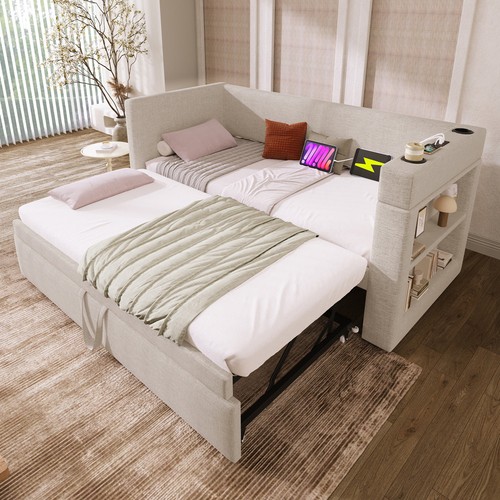 3ft single daybed pull - w/,